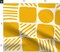 Patchwork Geometric Brush Strokes Cheater Quilt Squares Circles Sun Stripes Summer Yellow Minimalist Custom Printed Fabric by Spoonflower Various Fabrics by the Yard or Fat Quarter